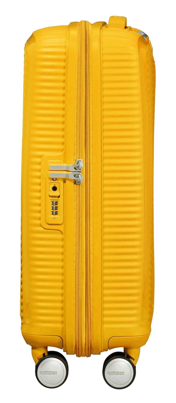 American Tourister Soundbox - Spinner S Expandible Maleta de Cabina, 55 cm, 35.5/41 L, Amarillo (Golden Yellow) — view 3