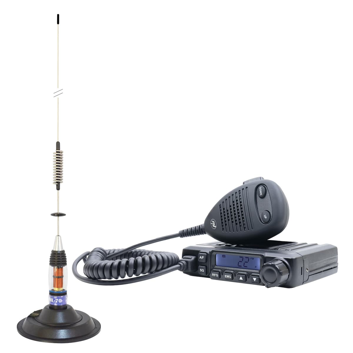 Radio CB PNI Escort HP 6500, Banda Ciudadana, multiestándar, 4W, 12V, ASQ, Ganancia RF, enchufe de mechero incluido, conmutador AM/FM solo para banda UE — view 18