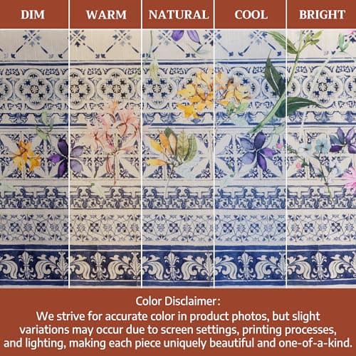Maison d' Hermine Table Cloth Rectangle Table 100% Cotton 60 x 120 Inches Tablecloth Reusable Decorative for Dining Kitchen Room Farmhouse Party Home Hotel Restaurant Spring Summer - Faience — view 5