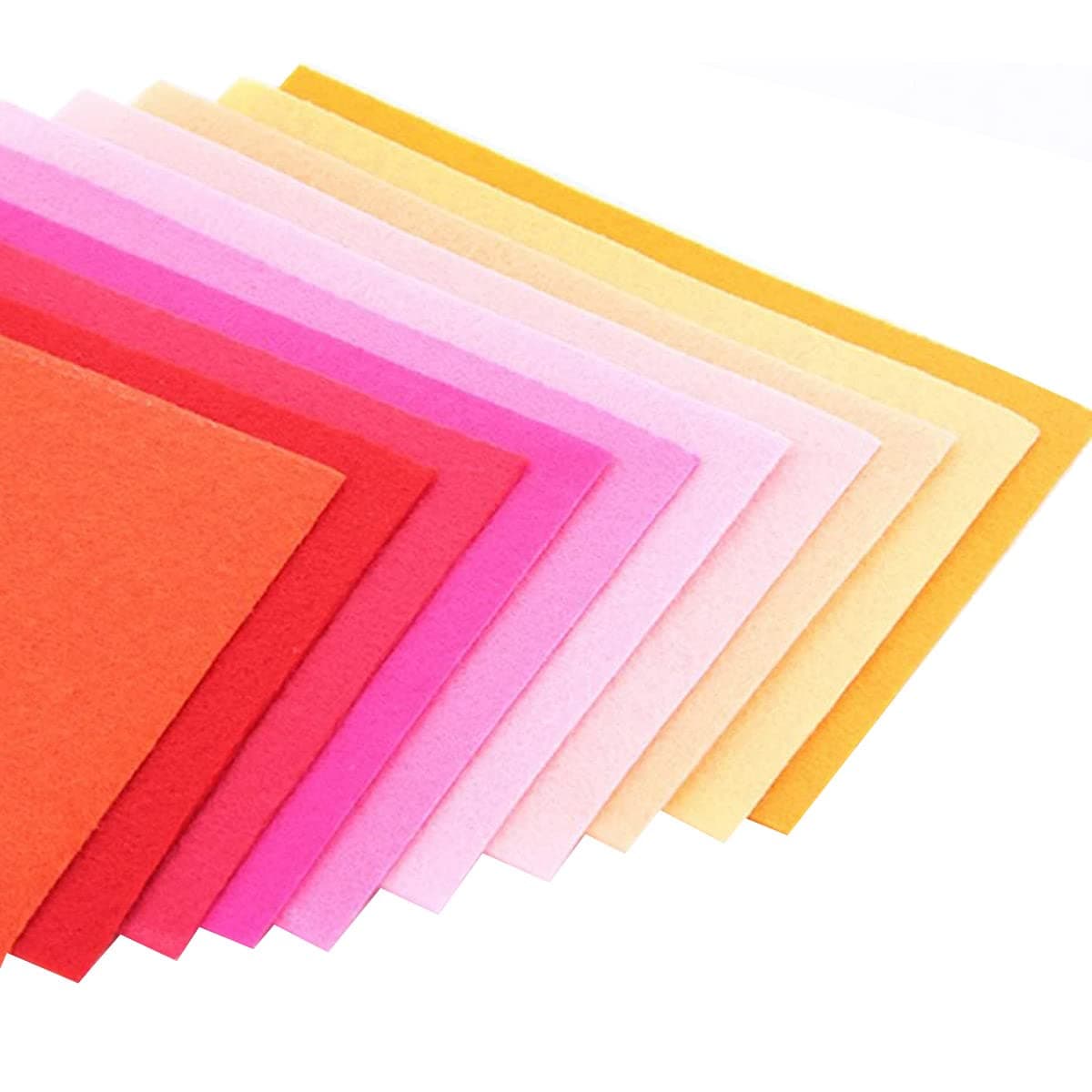 TRIXES - Set of 40 Multicolor Felt Sheets for Crafts and Arts - Craft Felt - Material for Sewing DIY Crafts - Patchwork Fabrics — view 5