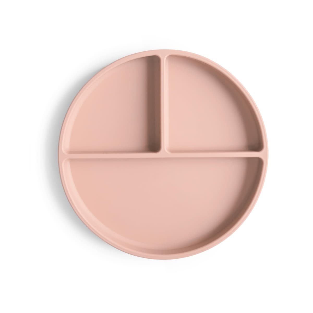 Mushie Classic Silicone Non-Slip Suction Plate for Babies & Toddlers | Food Grade Silicone | Dishwasher & Microwave Safe (Ivory) — view 19
