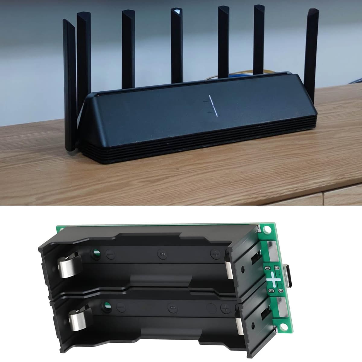 EMSea Módulo de Carga de Refuerzo de Batería de Alta Potencia de 2 Piezas 15 W 5 V 3 A para 2 Celdas de Iones de Litio 18650 — view 2