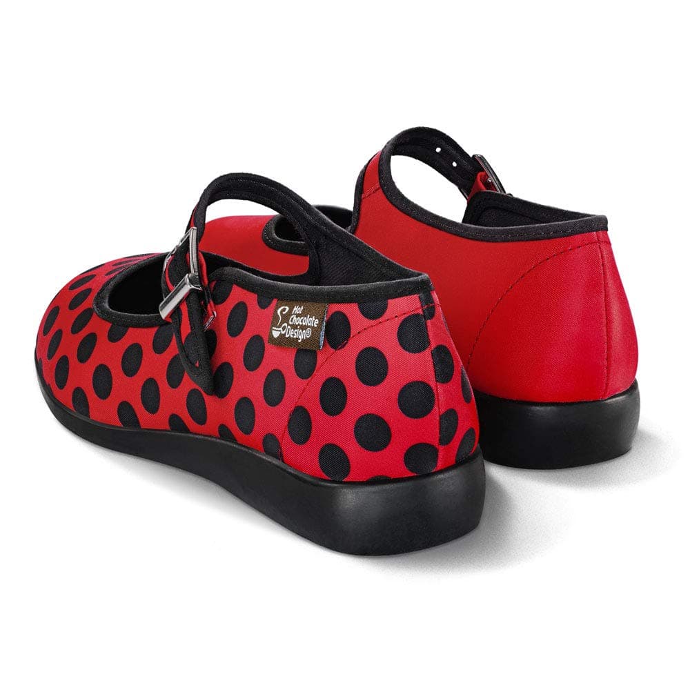 Hot Chocolate Design Chocolaticas Funky Canvas Women's Mary Jane Flat Shoes — view 3