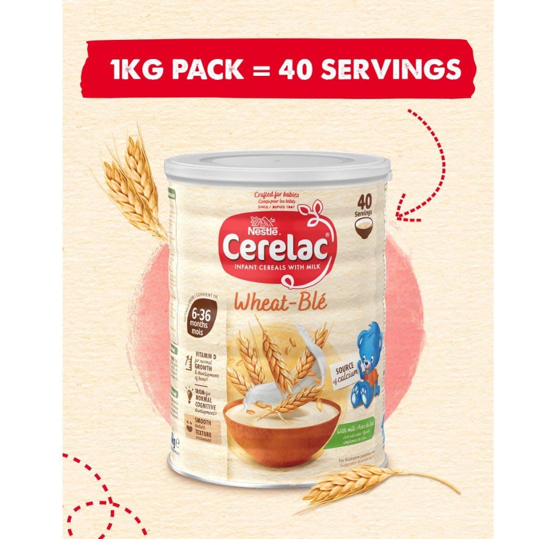 Cerelac Wheat Infant Cereal with Milk 1 kg | from 6 Months+ | Baby Cereal — view 5