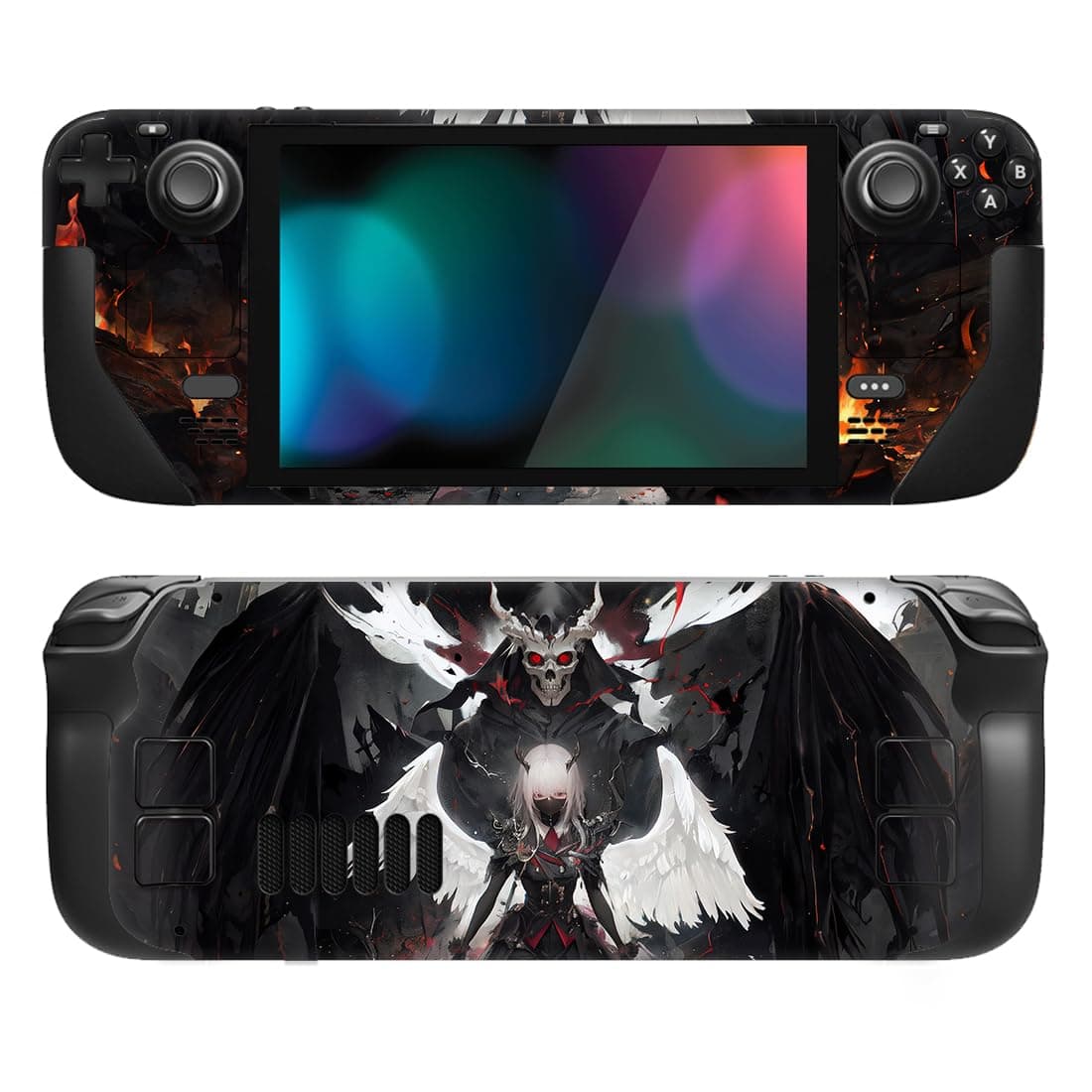 playvital Full Set Protective Skin Decal for Steam Deck LCD, Custom Stickers Vinyl Cover for Steam Deck OLED - Classics SNES Style — view 30