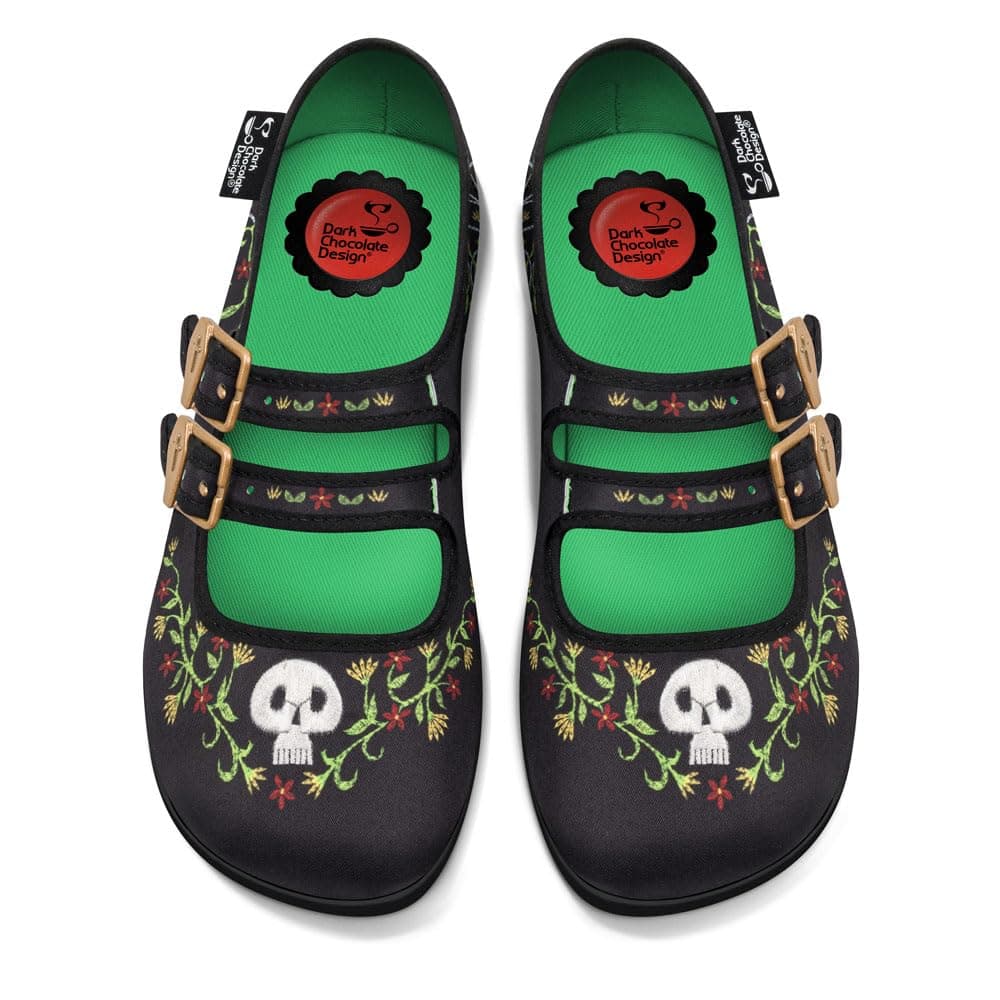 Hot Chocolate Design Chocolaticas Funky Canvas Women's Mary Jane Flat Shoes — view 31