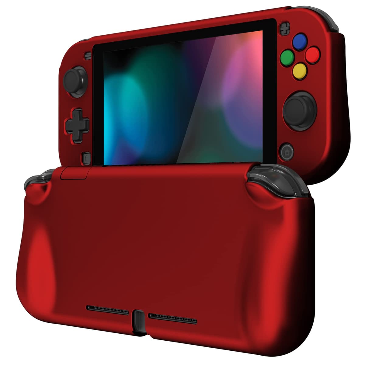 playvital ZealProtect Protective Case for Nintendo Switch Lite, Hard Shell Grip Cover for Nintendo Switch Lite w/Screen Protector & Thumb Grip Caps & Button Caps - Antique Yellow — view 30
