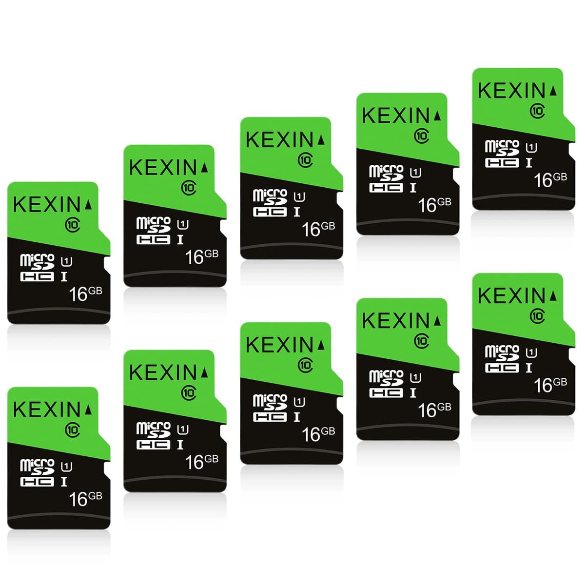 KEXIN Micro SD Card 32GB 3 Pack MicroSDHC Memory Card Class 10 High Speed Card Micro SD 32 GB UHS-I TF Card, C10, U1, SD Adapter Include — view 9
