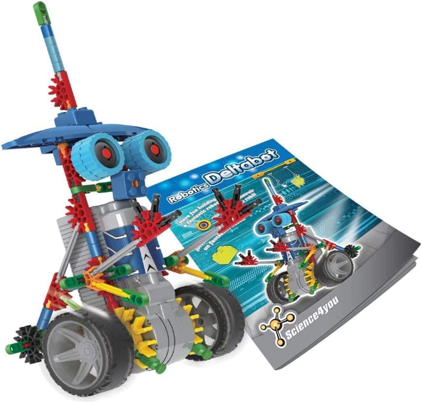 Science4you Robotics Deltabot - Kit Robotica para Niños con 117 Piezas, Construye tu Robot Interactivo, Construcciones, Robot para Montar, Juegos, Juguetes y Regalos para Niños 6 7 8 9 10-14 Años 2.Deltabot — view 3