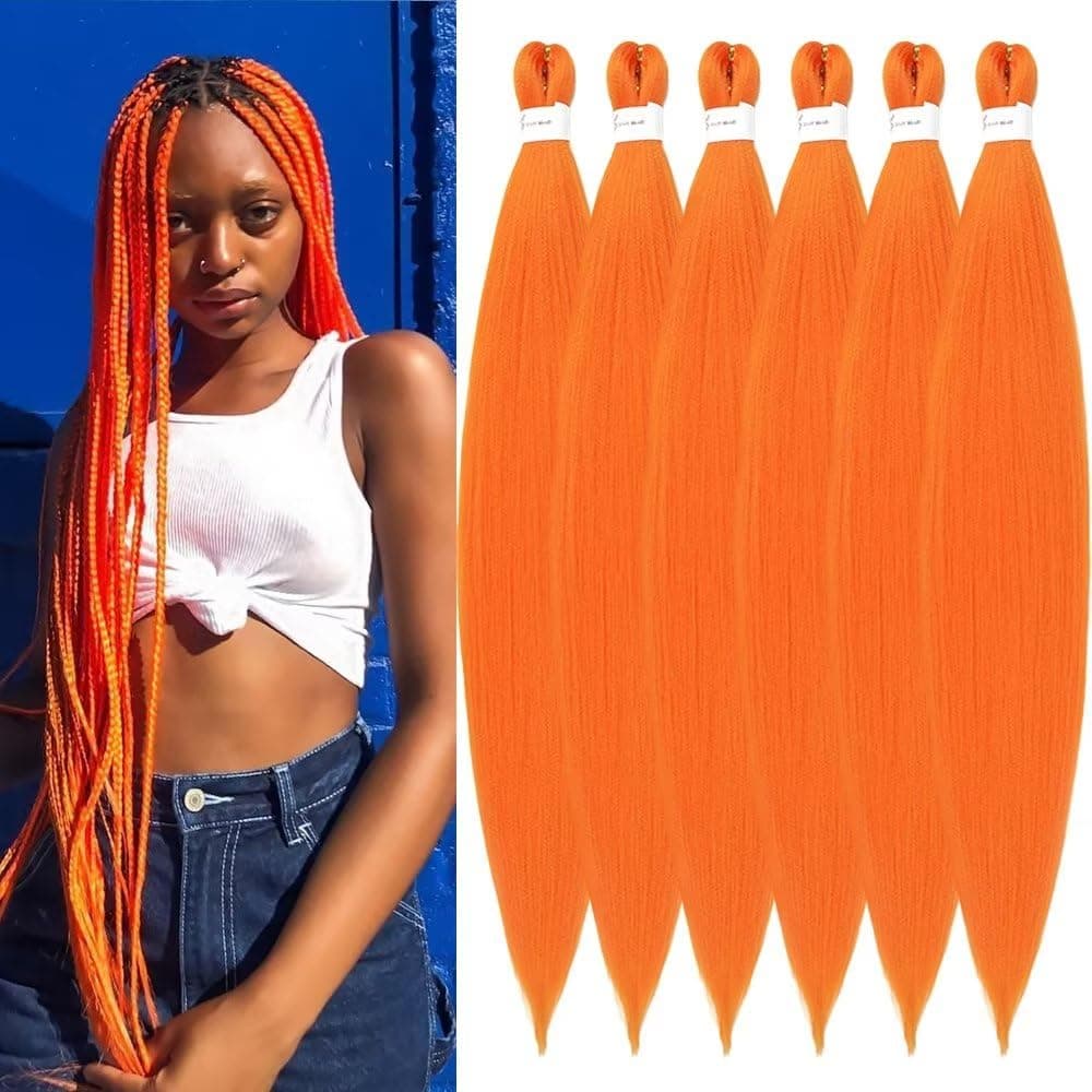 YDDM Capelli Per Treccine Africane Azul Extension Treccine Texture Yaki Easy Install per Principianti 26 Pollici 3 Pezzi Capelli Leggeri e Naturali per Box Braids, Twist e Crochet — view 90