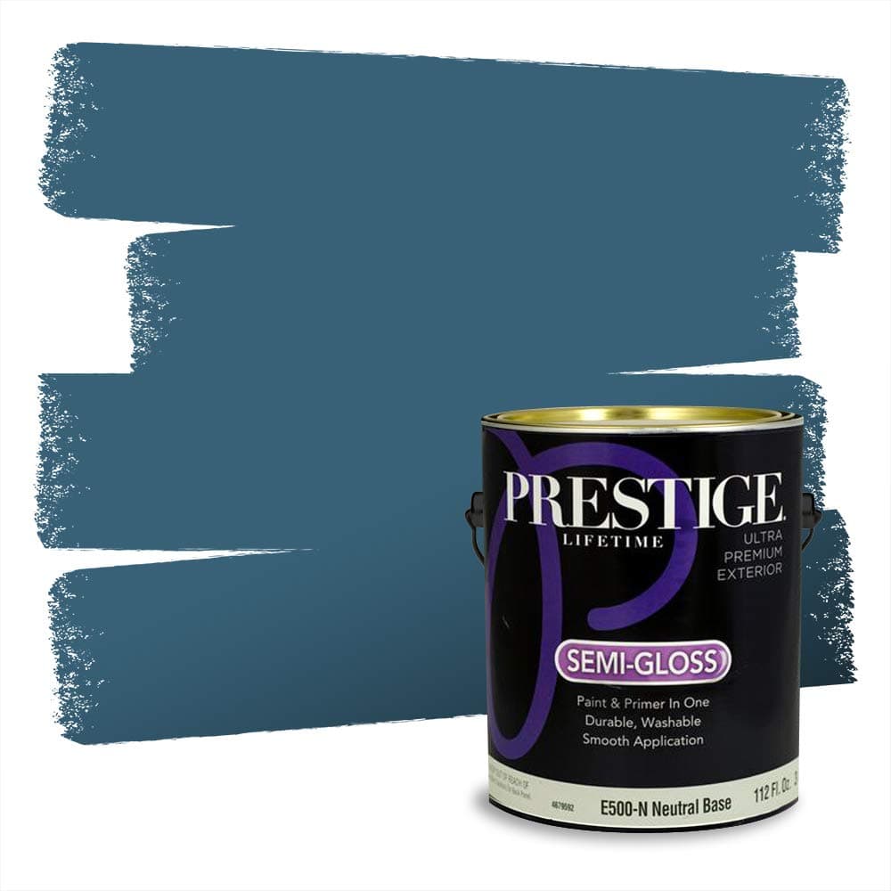 PRESTIGE Paints Interior Paint and Primer In One, 1-Gallon, Semi-Gloss, Comparable Match of Valspar* Dewdrop* — view 245
