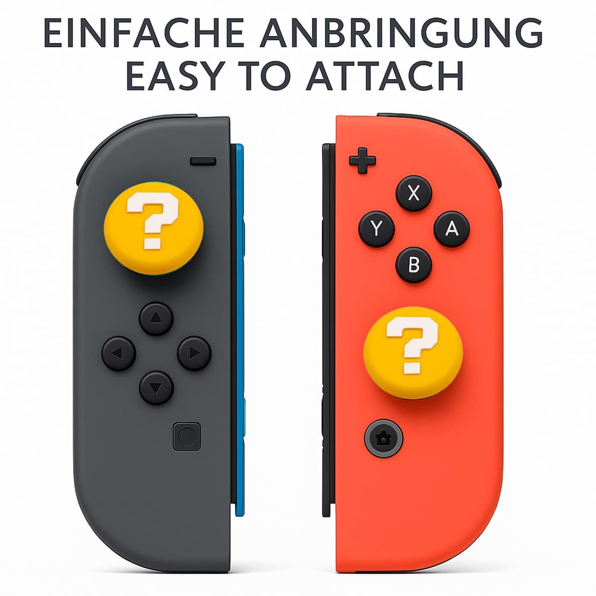 MatoSan® Tapas de Agarre para Palanca de Pulgar para Switch 2, Fundas de Silicona compatibles con Controladores Switch 2, empuñaduras ergonómicas Antideslizantes para el Pulgar (Version 7) — view 5