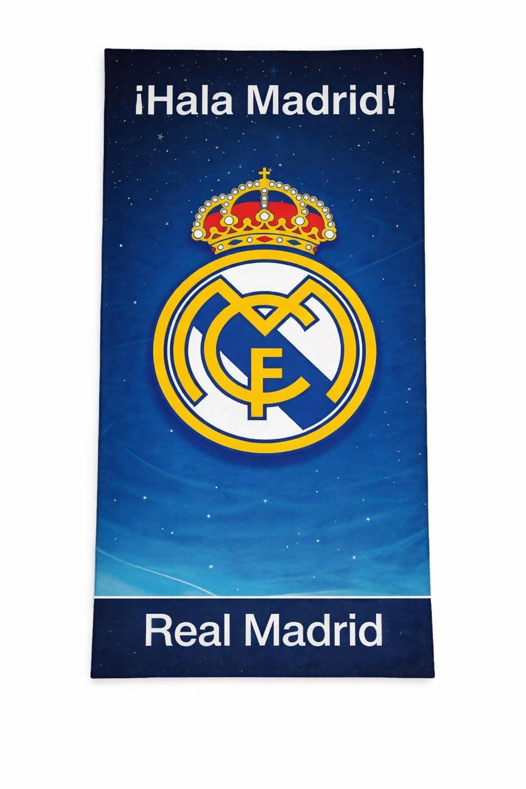 Real Madrid Toalla Playa Oficial 70x140 cm – 100% Microfibra, Secado Rápido, Ligera y Compacta – Toalla Piscina, Viaje y Deporte – Diseño Original Club Fútbol (Logo Club) — view 5