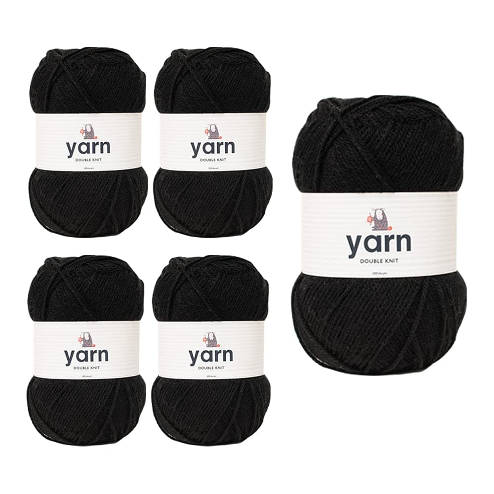 Korbond DK Beige Yarn - 100g Acrylic Wool - Lightweight, Hypoallergenic & Durable Double Knit Crochet Yarn Knitting Wool (290m Total) — view 128