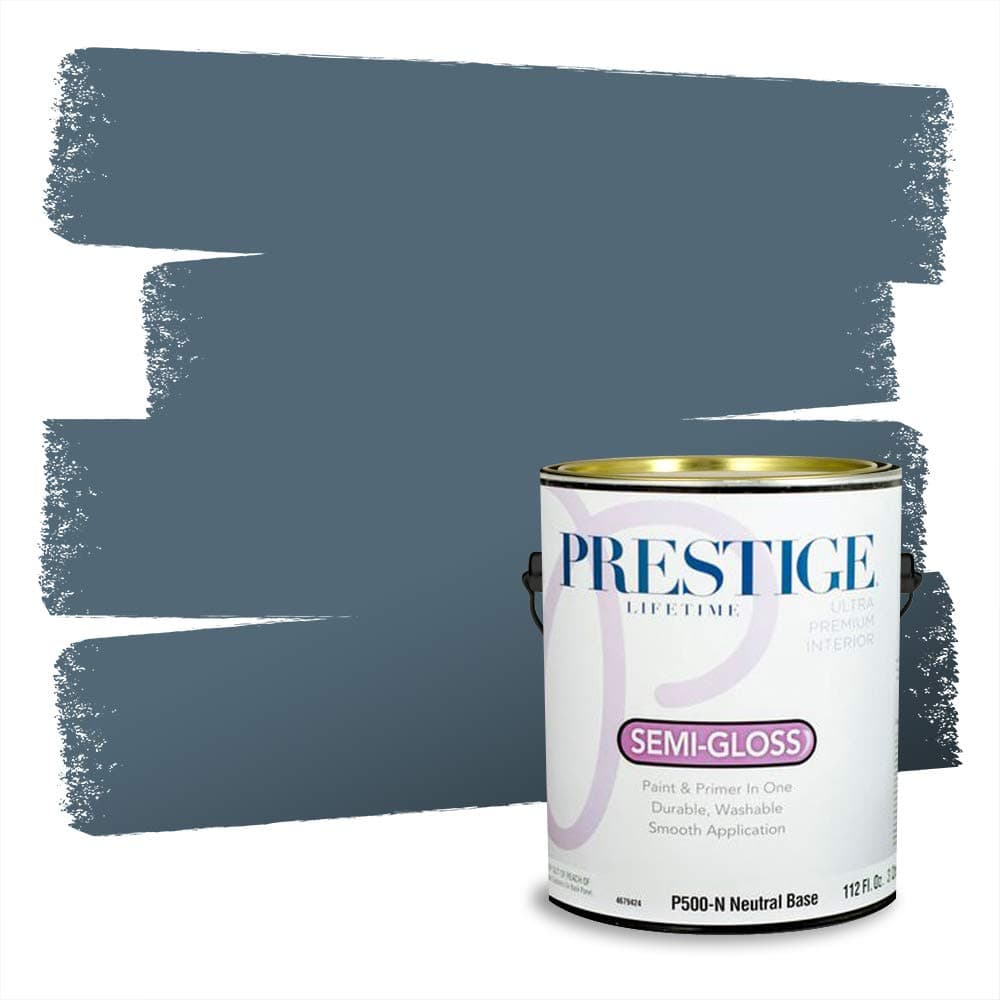 PRESTIGE Paints Interior Paint and Primer In One, 1-Gallon, Semi-Gloss, Comparable Match of Valspar* Dewdrop* — view 1031