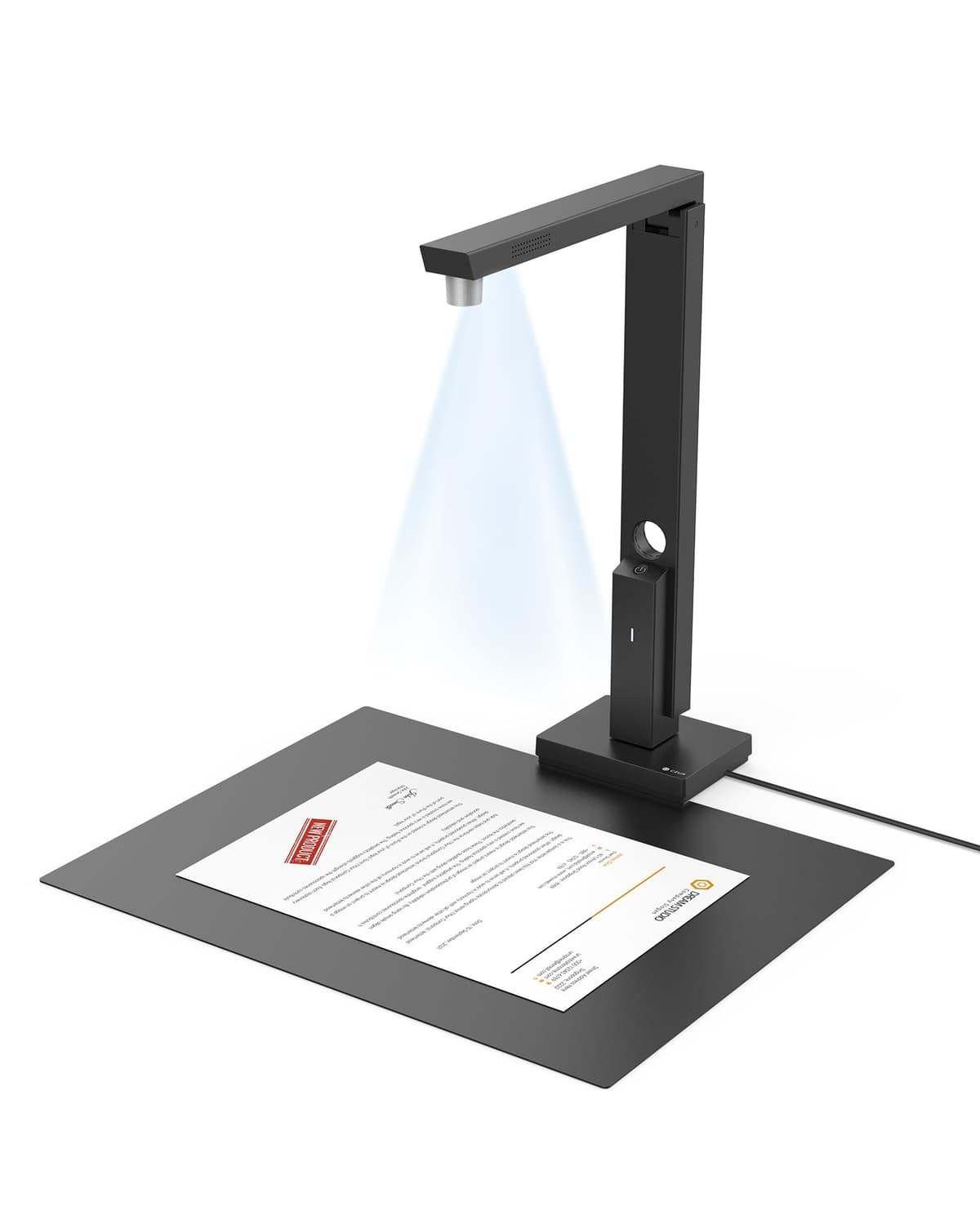 CZUR Lens 800 Pro Escáner de Documentos Portátil, Escáner Vertical para Documentos, Escáner Plano A4, OCR Rápido 1 s/Página, Cámara de Escaneo de 8 MP, Fácil de Usar para Mac y Windows — view 8