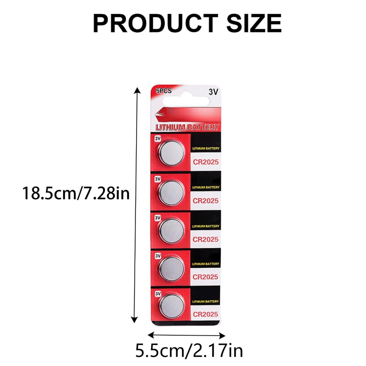 Multipacks de 5/10 pilas de botón de litio CR2025 de 3 V, fuentes de alimentación CR2025 de 3 V, batería de botón para dispositivos electrónicos — view 5