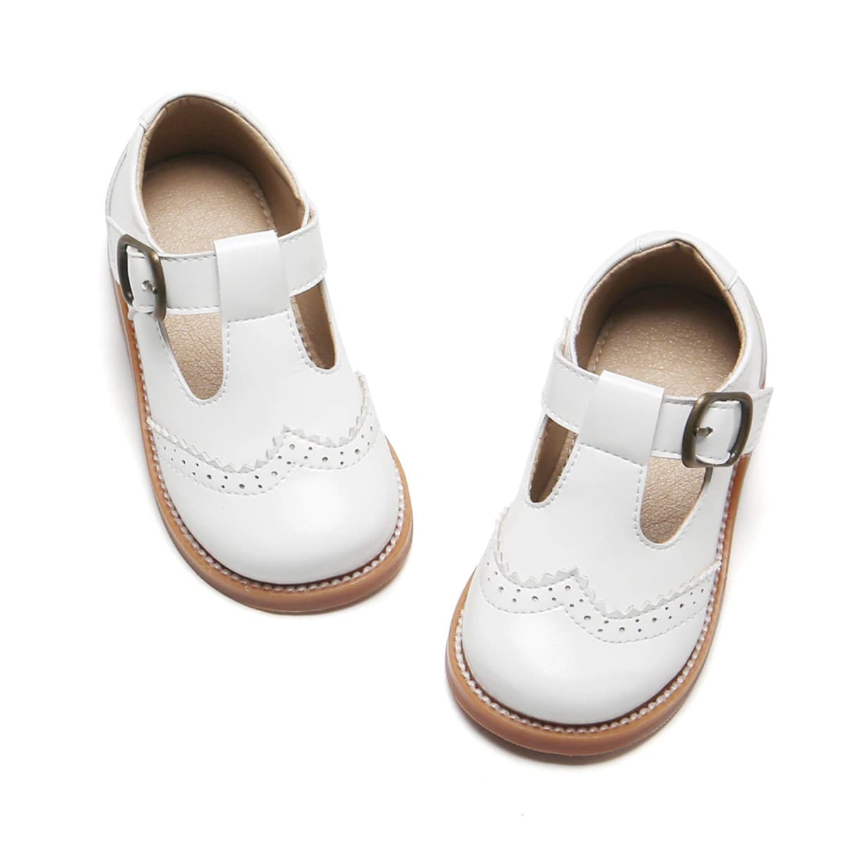 Felix & Flora Toddler Little Girl Mary Jane Dress Shoes - Ballet Flats for Girl Party School Shoes — view 84