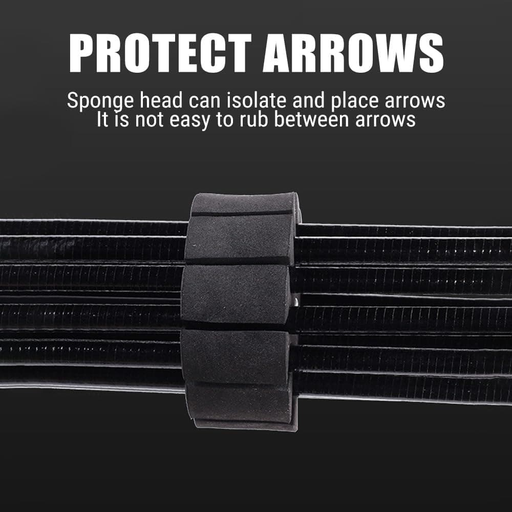 DEWIN Arrow Rack, Durable Espuma de EV A Rack Redondo Separador de Flecha Soporte para Tiro Al Aire Libre Tiro con Arco Accesorios 6 Pcs — view 4
