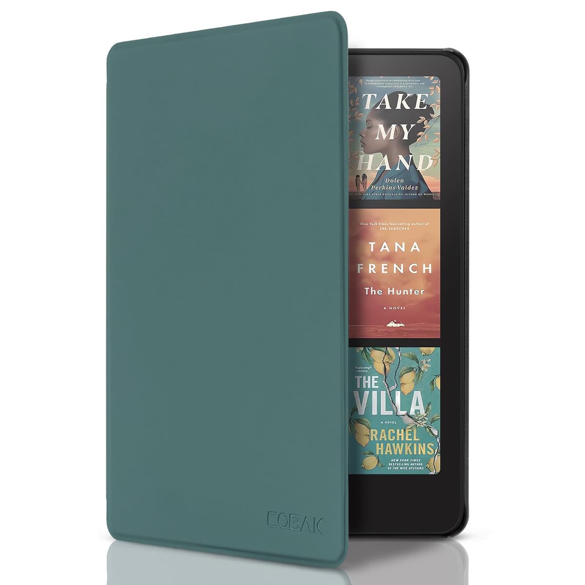 CoBak Case for All-New 7" Kindle Paperwhite(12th generation–2024)/Colorsoft Signature Edition(1st gen–2024)/Signature Edition(12th gen–2024) - PU Leather Cover with Auto Sleep/Wake, Jade — view 37