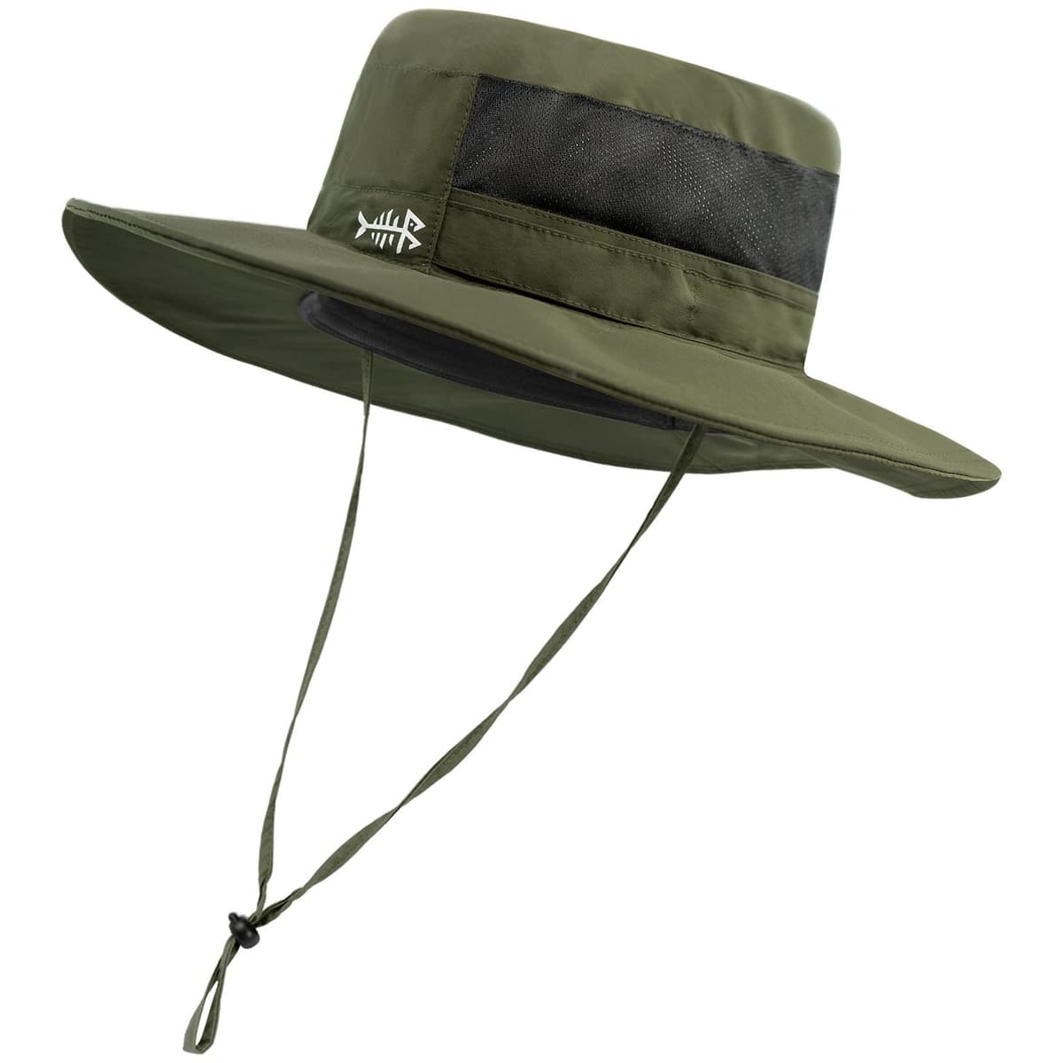 Bassdash UPF 50+ Sombrero de Pesca Solar Resistente al Agua con Solapa de Cuello Desmontable — view 17