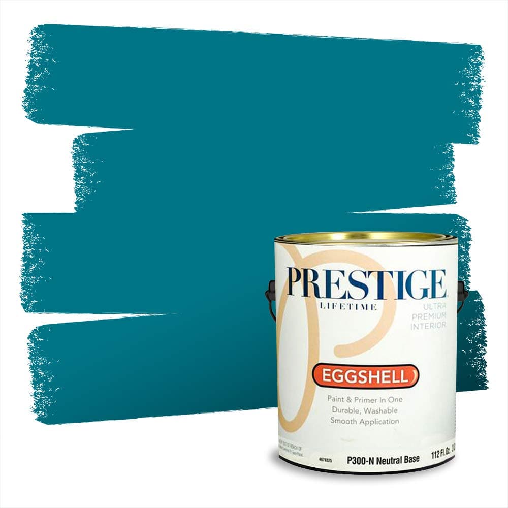 PRESTIGE Paints Interior Paint and Primer In One, 1-Gallon, Semi-Gloss, Comparable Match of Valspar* Dewdrop* — view 1494