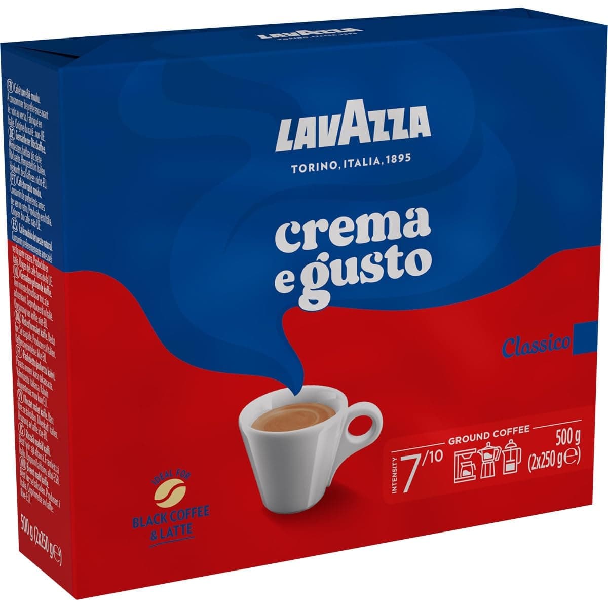 Lavazza, Qualità Rossa, Coffee Beans, Arabica and Robusta, Intensity 5/10, Medium Roasting, 1 Kg — view 34