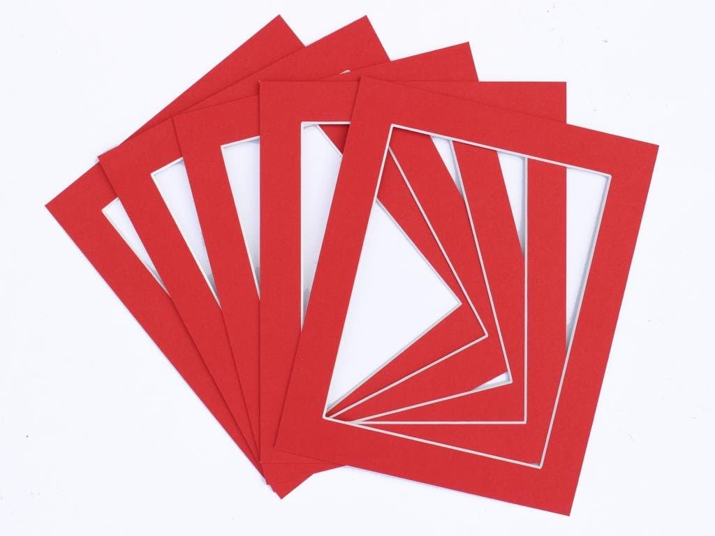 Frame Company Pack of 10 Black Mounts 12x10 for 10x8 inch *Choice of Colours* — view 2