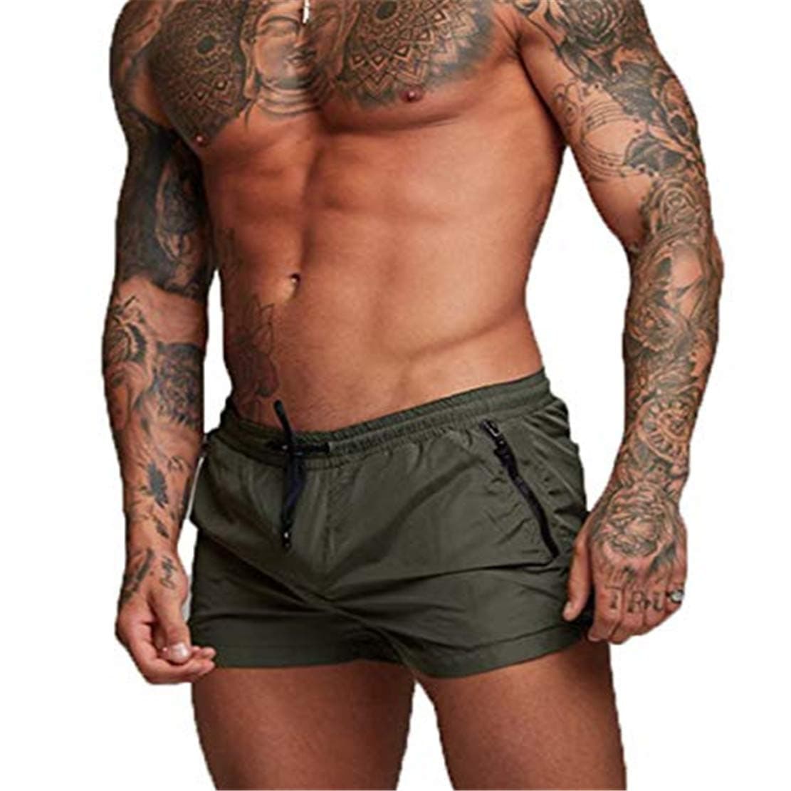 EDOTON Bañador para Hombre, Pantalones Cortos Impermeables Pantalones Cortos de Surf Pantalones de Natación — view 13