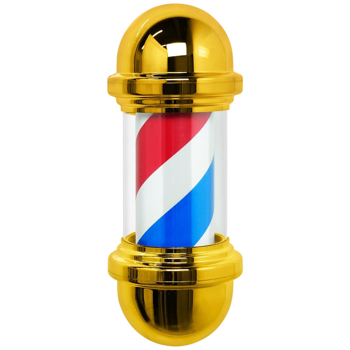 Mini 40 cm Dorado Poste Barbero Barber Pole — view 4