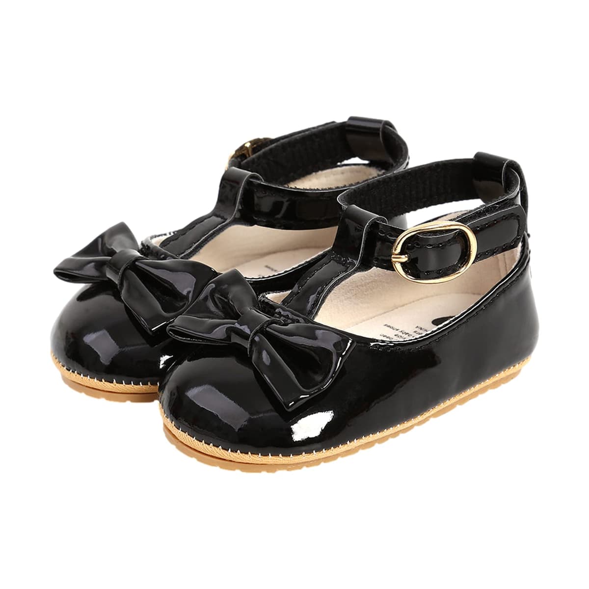 Baby Girls First Walking Shoes Mary Jane PU Leather Anti-Slip Princess Shoes Infant Baby Shoes — view 36