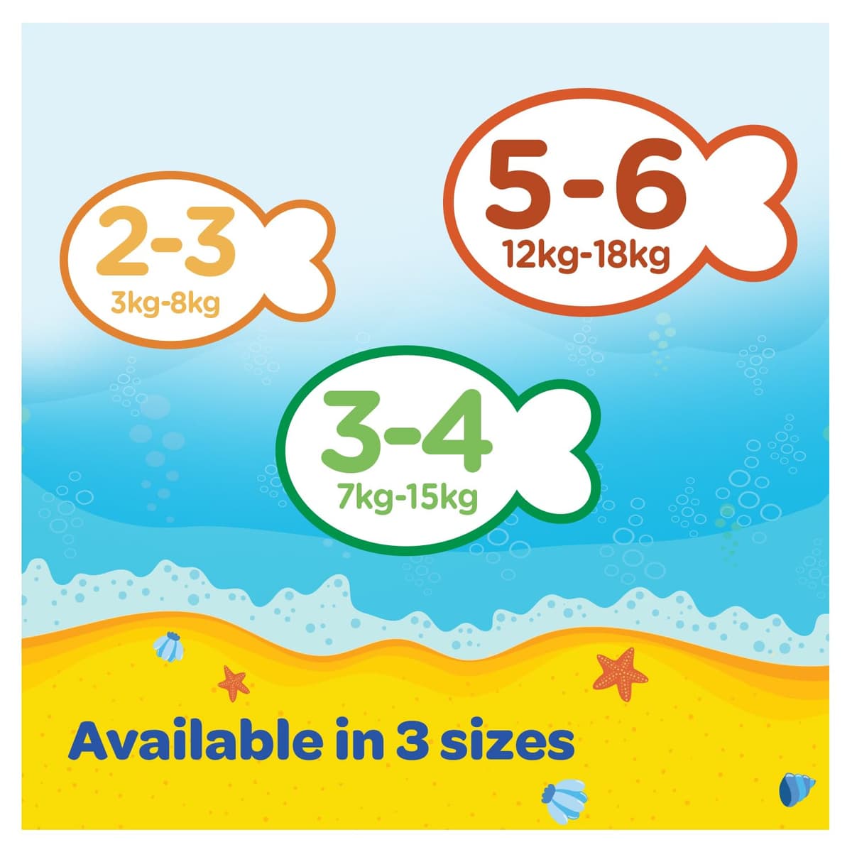 Huggies Little Swimmers, Swim Nappies, Size 5-6 - 33 Pants - Maximum Protection Swimming Nappies with Leak Guards - All-Round Stretchy Waistband — view 5