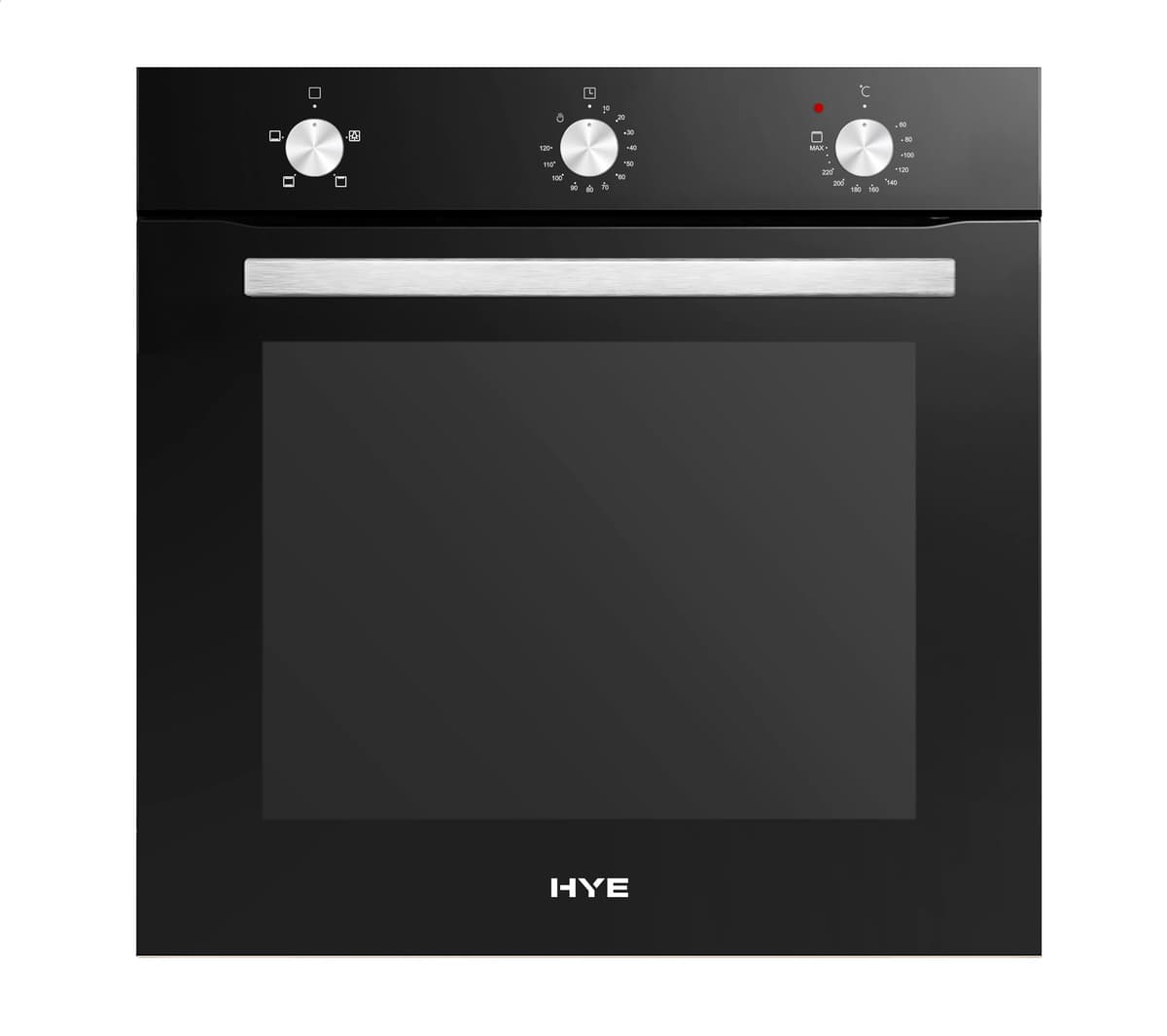 HYE Built In Electric Oven & Induction Hob - 60cm Electric Oven, 4 Zone Induction Hob, Simple & Intuitive Controls, Sleek Black Finish, Perfect For Modern Homes - C01BI60S22 — view 2