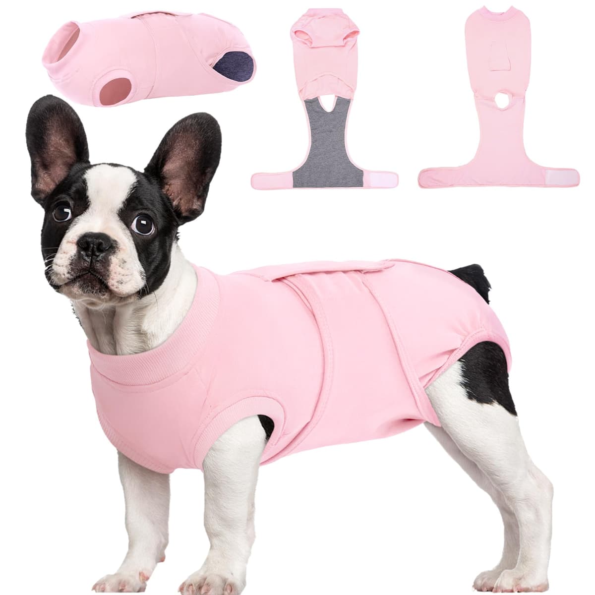 Kuoser Traje de recuperación de Perro para Hombre/Mujer, Camiseta para Cachorros después de la cirugía, Alternativa de Cuello electrónico para Mascotas pequeño, Mediano y Grande — view 34