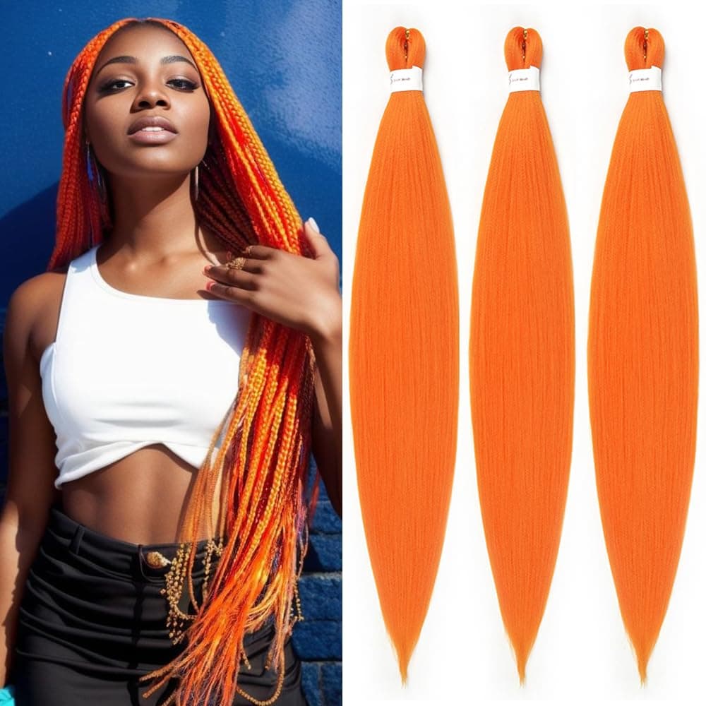 YDDM Capelli Per Treccine Africane Azul Extension Treccine Texture Yaki Easy Install per Principianti 26 Pollici 3 Pezzi Capelli Leggeri e Naturali per Box Braids, Twist e Crochet — view 35