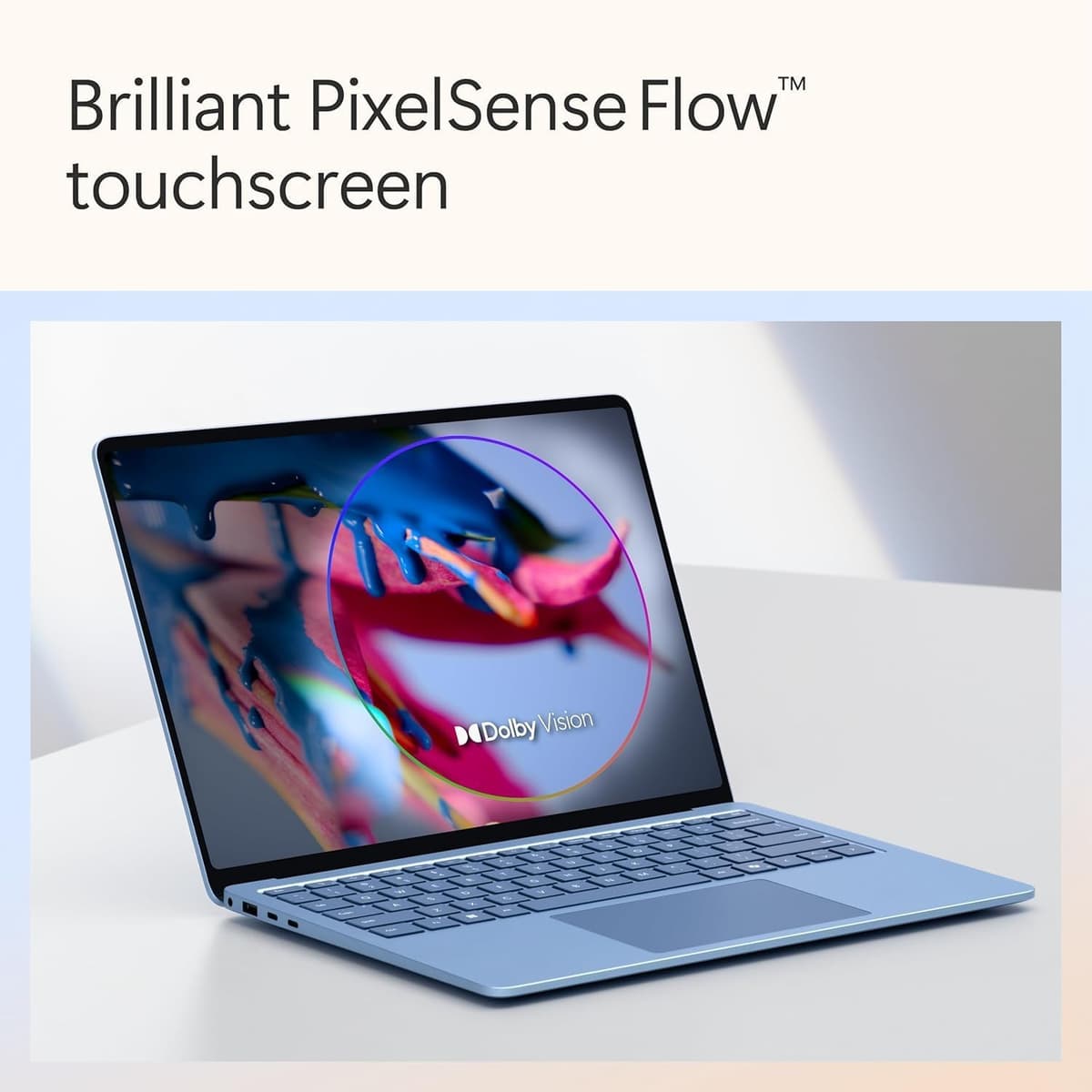 Microsoft Surface Laptop | Copilot+ PC | 13.8” Touchscreen | Snapdragon® X Elite (12 cores) | 16GB Memory | 1TB SSD | 2024 Model, 7th Edition | Sapphire — view 7