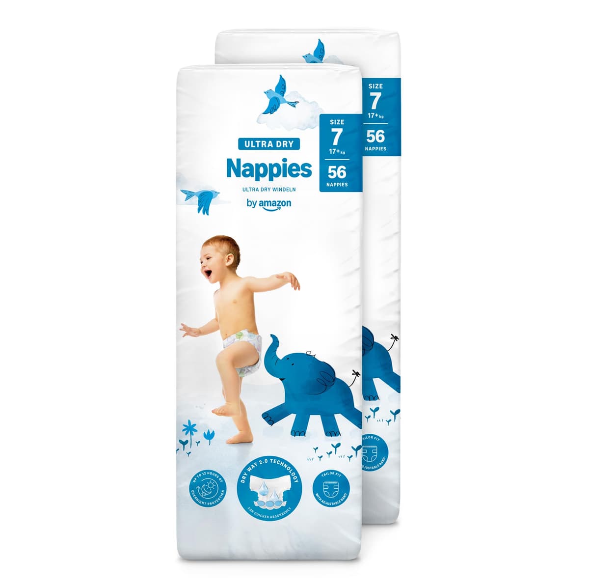 By Amazon - 70 Ultra Dry Nappies - Size 6 (15+ kg) (Previously a Mama Bear Brand, Same Product) — view 14