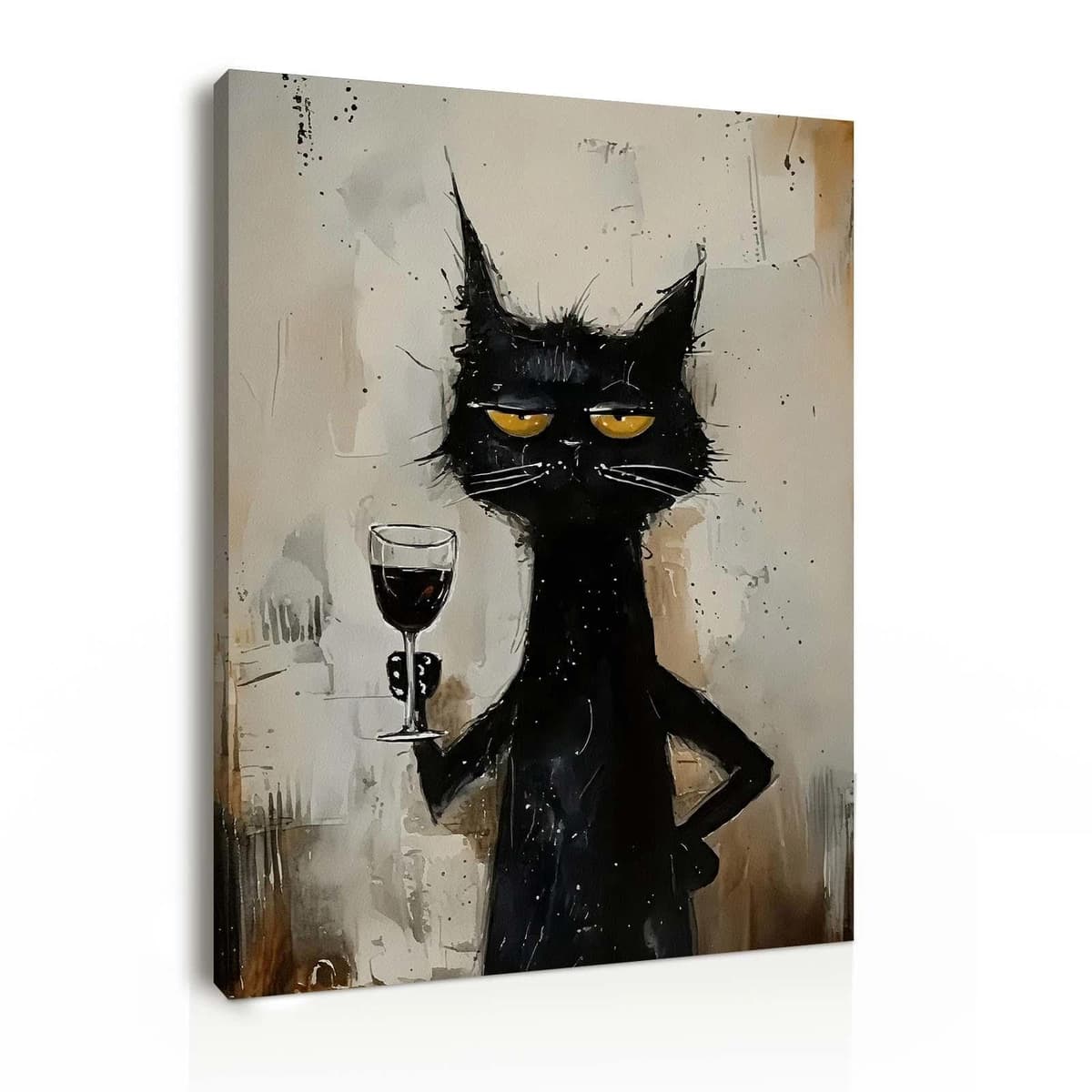 Galmcook Framed Canvas Wall Art 12x16 Inch Black and Gold Rose Modern Artwork Elegant Floral Wall Canvas for Living Room Bedroom Hallway Wall Decoration Prints with Hooks Magic Tape and Nails — view 10