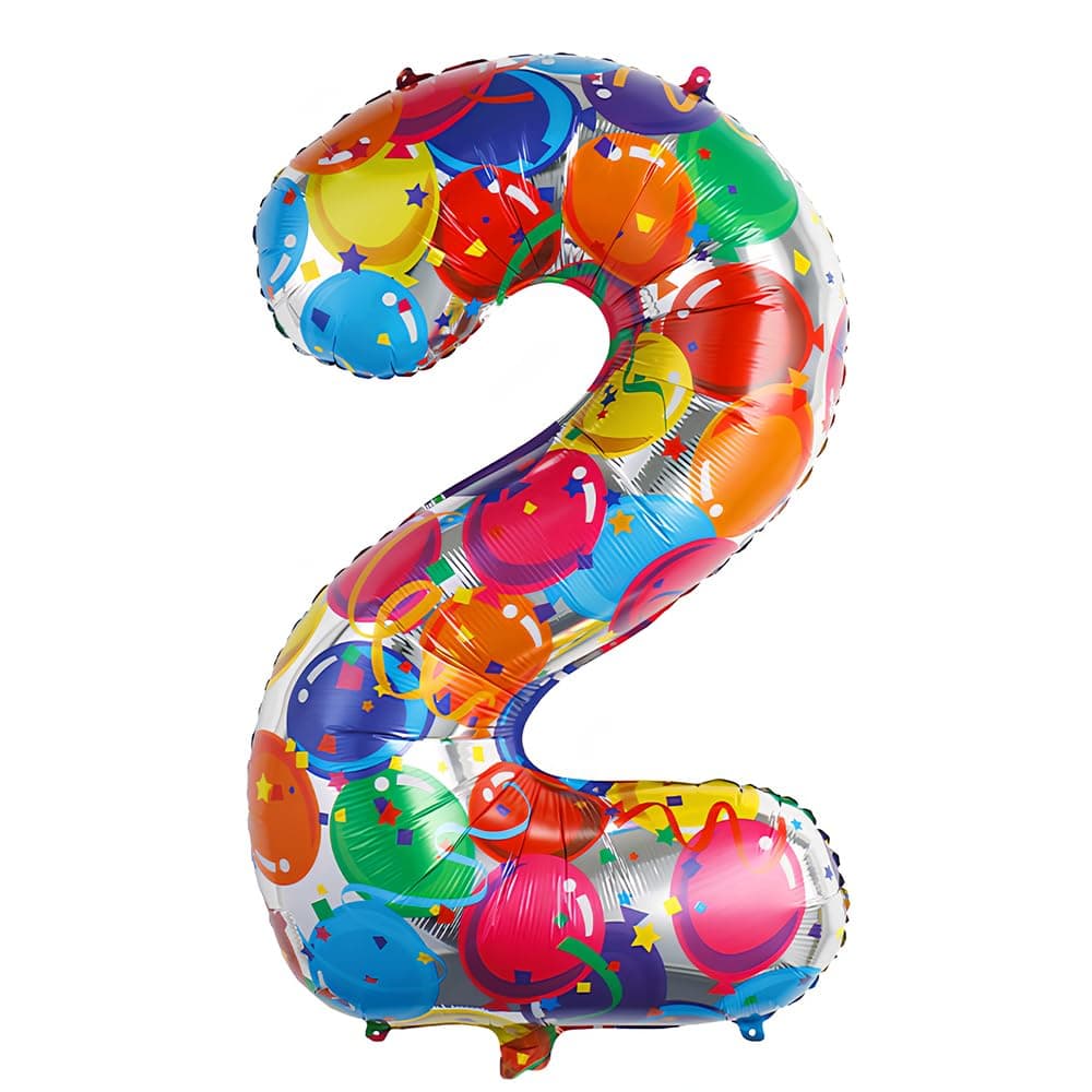 Foil Globo Número 5 Azul 40" (101cm), Inflable Helio o aire, Gigante Numeros 0-9, 10-19, 20-29, 30-100, Grande Globos Decoración para La Boda Aniversario y Cumpleaños Fiestas — view 551