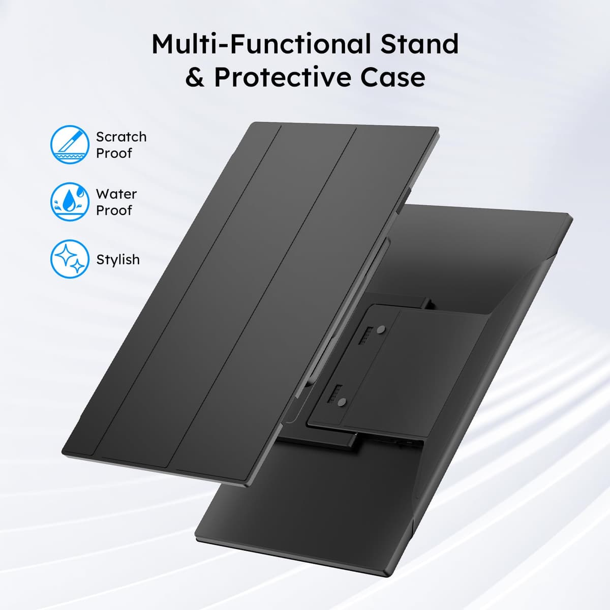 Dopesplay Portable Monitor, 15.6" 1080P FHD Second External Monitor with Carry Case, Travel Monitor with USB-C Mini HDMI Port, Compatible with Laptop/Mac/PC/Gaming Device — view 4