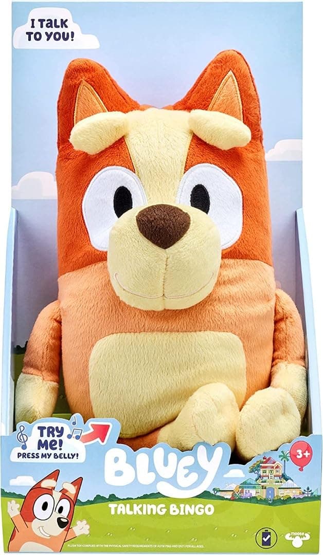 Bluey Special Effects Soft Toy Interactive Talking Plush 13” — view 4