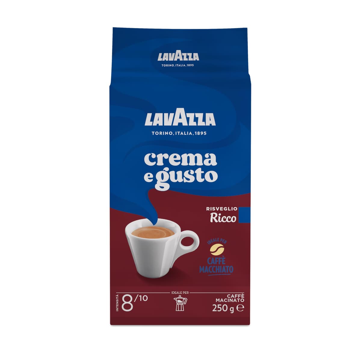 Lavazza, Qualità Rossa, Coffee Beans, Arabica and Robusta, Intensity 5/10, Medium Roasting, 1 Kg — view 47