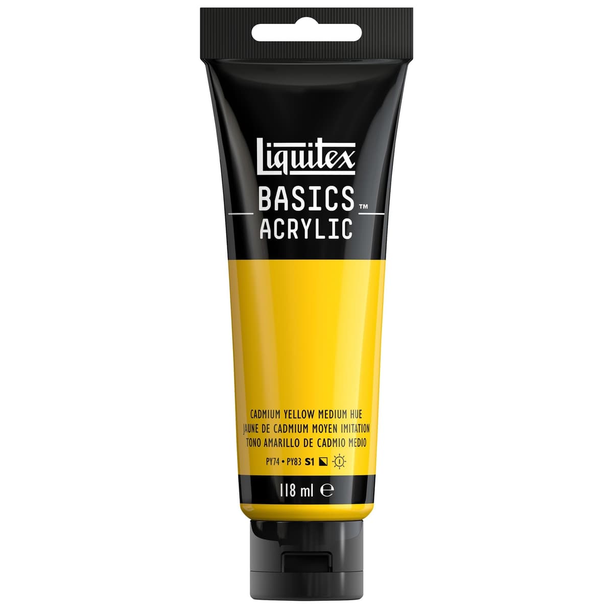 LIQUITEX Basics Acrylic Paint, Mars Black, 118 ml Tube — view 162