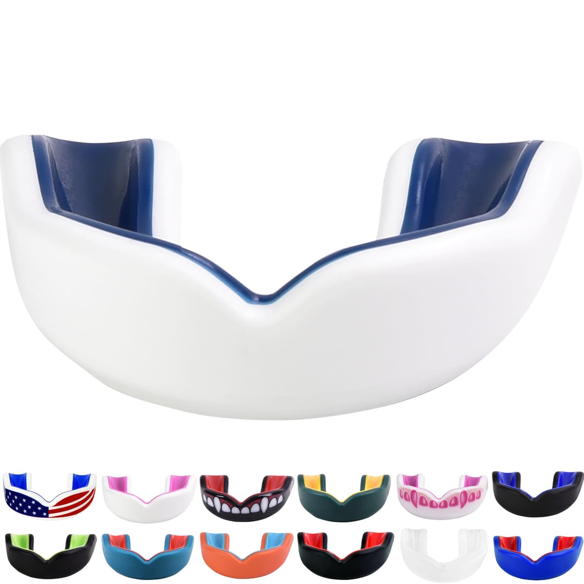 Oral Mart Vampiro colmillo Protector bucal con Estuche ventilado para Karate, Boxeo, Combate, Taekwondo — view 20