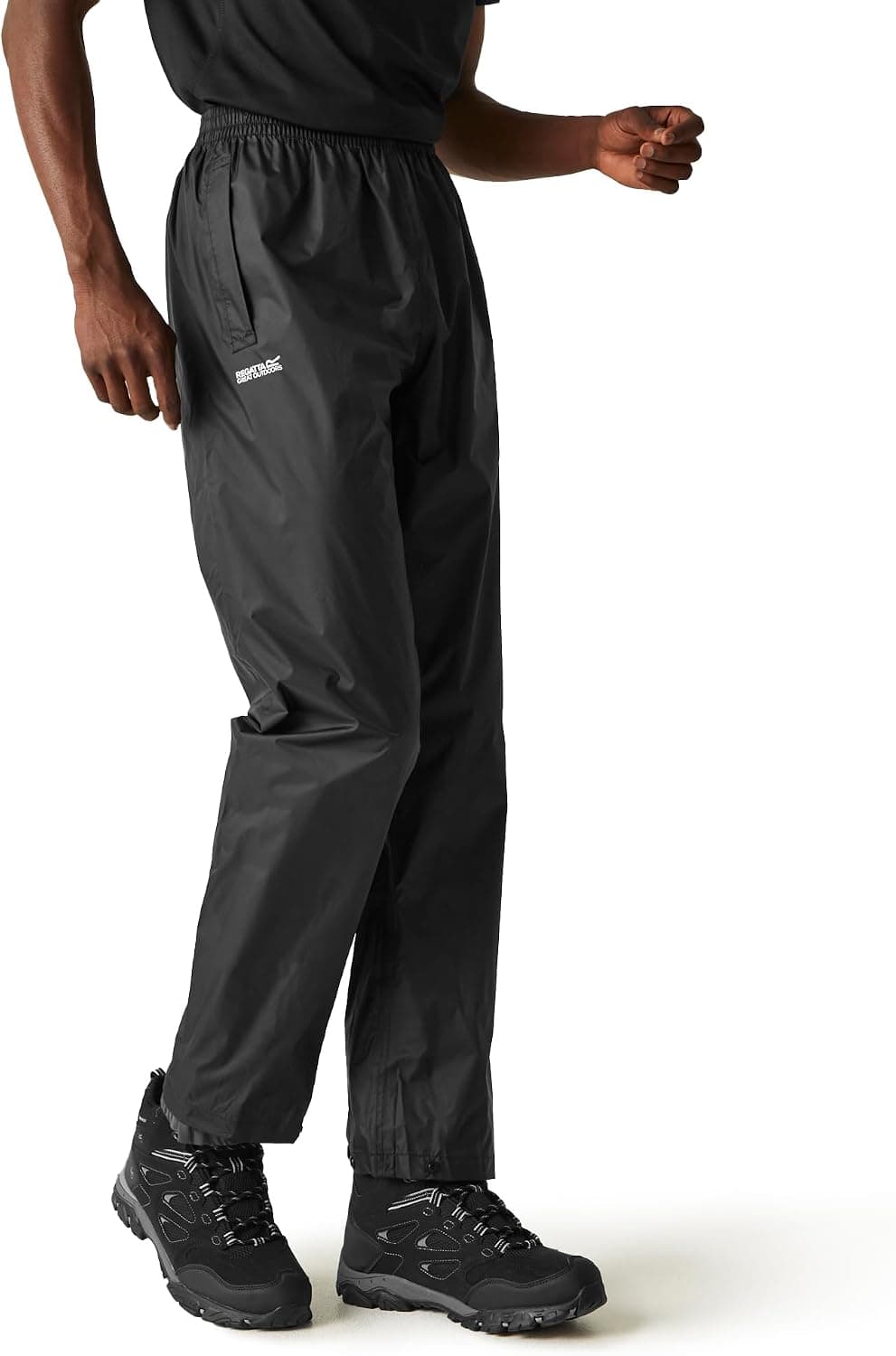 Regatta Men's Pack-it Waterproof Outdoor Overtrousers Pack-away Bag Hiking Lightweight — view 3