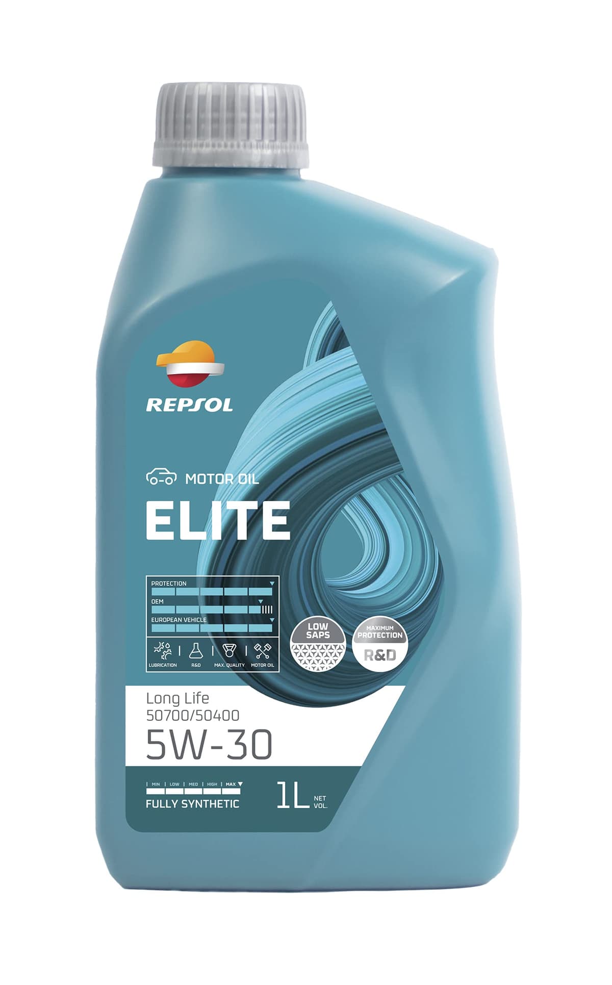 REPSOL aceite lubricante sintético de larga duración (Long Life) para coche ELITE LONG LIFE 50700/50400 5W-30 5L — view 8