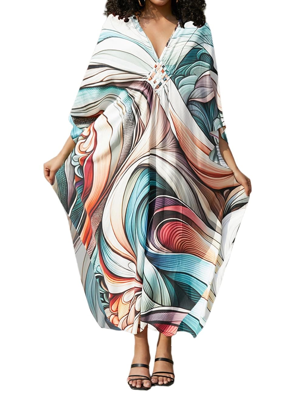 Bsubseach Bikini Bohemio para Mujer para bañador Kimono cárdigan — view 47
