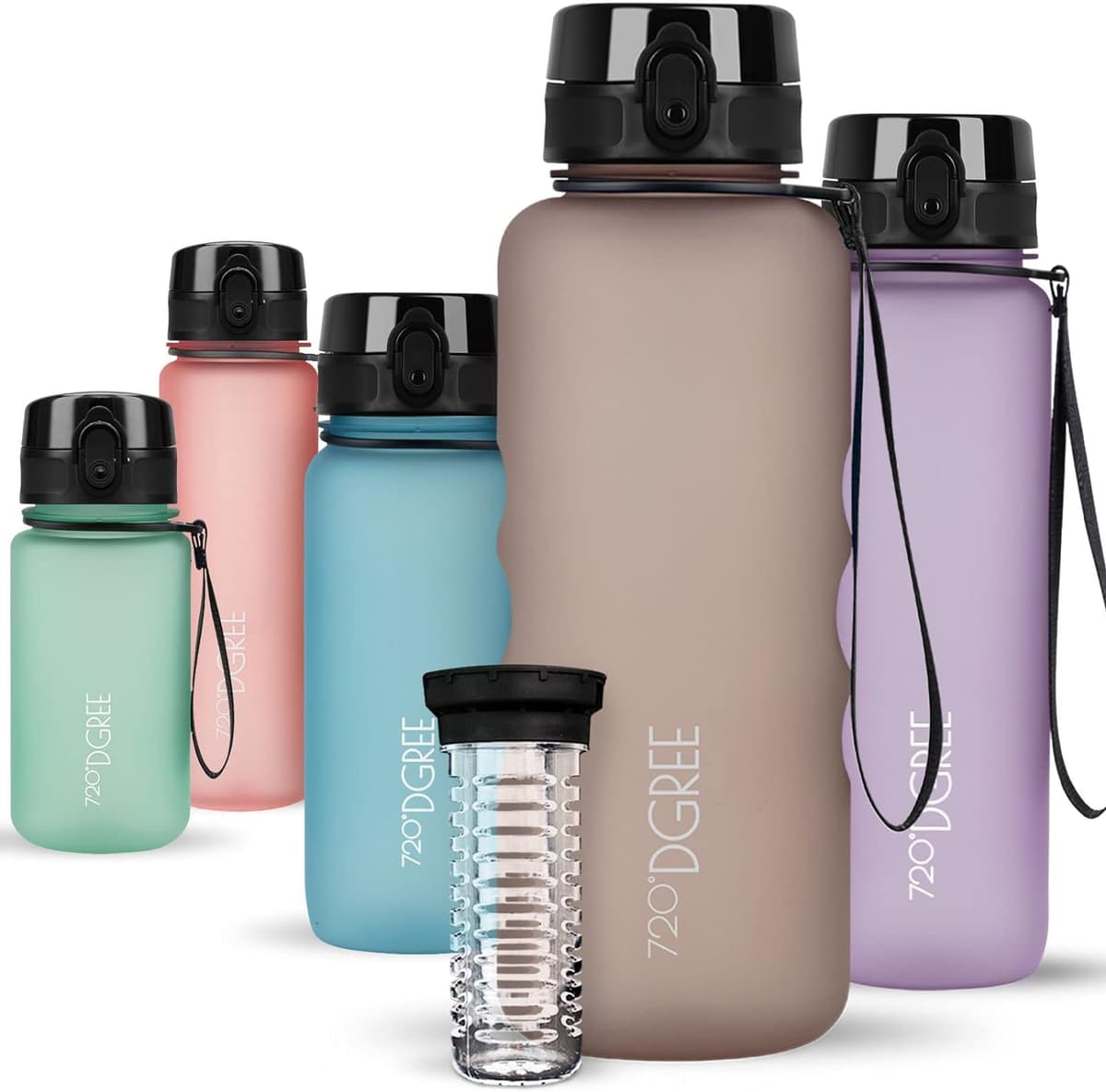 720°DGREE Botella de agua uberBottle – 1,5 litros, 1500ml | Novedosa botella deportiva | Sin BPA | Ideal para niños, fitness, deportes, fútbol, guardería, escuela, pequeños, antigoteo — view 227