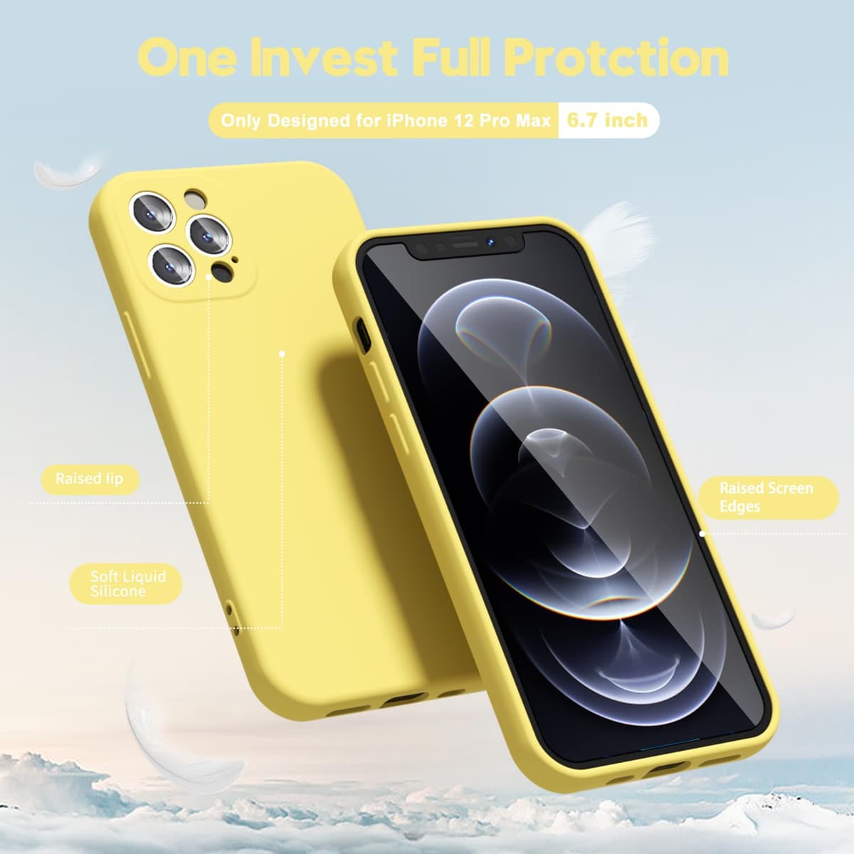 oakxco for iPhone 17 Pro Max Phone Case Liquid Silicone, Cute Thin Slim Grip Soft Rubber Gel for Women Men, Smooth Matte TPU Plain Solid Color Girly Simple Case with Camera Cover, Light Pink — view 1949