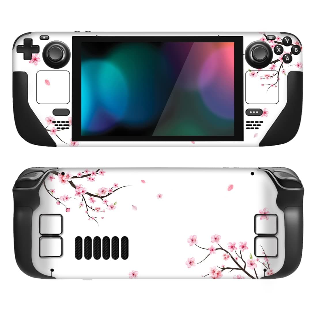 playvital Full Set Protective Skin Decal for Steam Deck LCD, Custom Stickers Vinyl Cover for Steam Deck OLED - Classics SNES Style — view 15